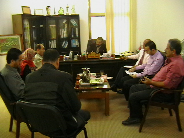 اجتماع المكتب الاستشاري انفرا في بلدية الزهراء