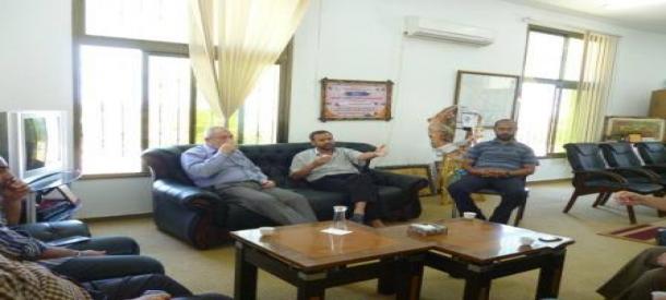 زيارة وكيل وزارة الحكم المحلي م. سفيان أبو سمرة لبلدية الزهراء