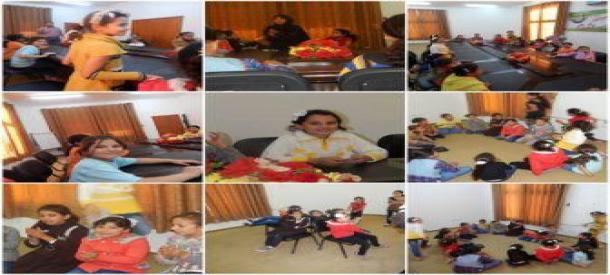 فريق رياديون لاجل الزهراء ينفذ أنشطة ترفيهية للتفريغ النفسي للأطفال في البلدية