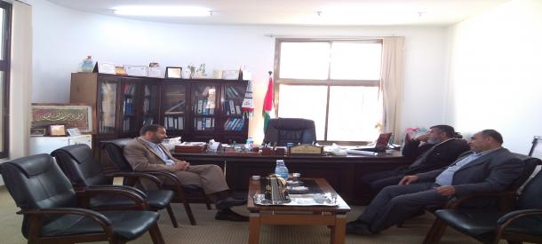 زيارة رئيس بلدية المغراقة أ. يوسف ابو هويشل