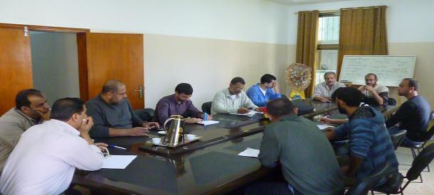  اجتماع تمهيدي لمشروع تطوير الشوارع رقم 14-22-28 في بلدية الزهراء