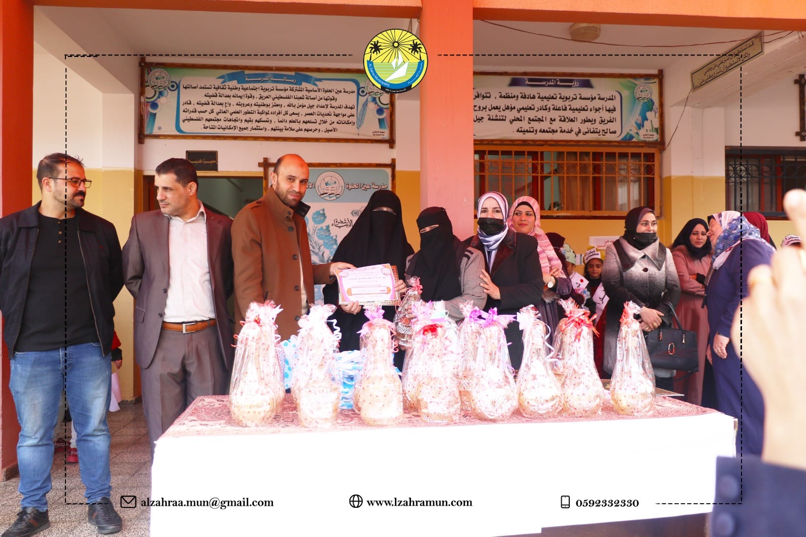 شاركت بلدية الزهراء في فعاليات إحياء يوم المعلم الفلسطيني